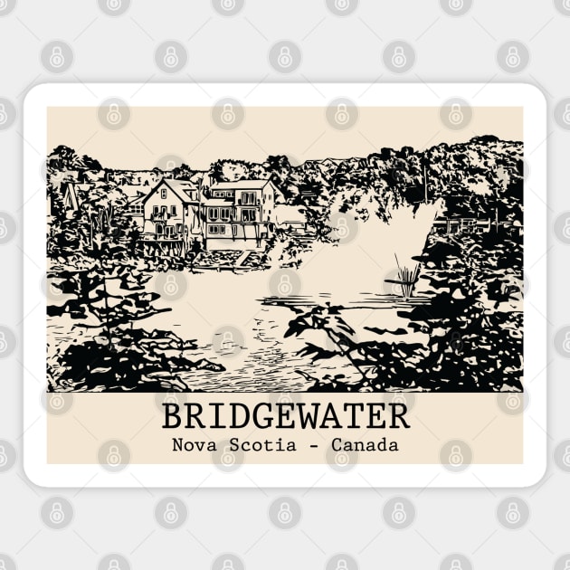 Bridgewater - Nova Scotia Magnet by Lakeric